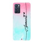 Light pick Light Blue Name Mobile Case