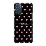 Peach Heart Name Mobile Case