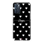 White Heart Name Mobile Case