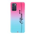 pick & Sky Blue Name Mobile Case