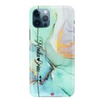 Green Marble Name Mobile Case
