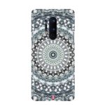 Grey Colour Mandala Mobile Case