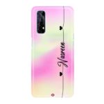 Pink & Yallow Mobile Name Case