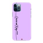 Purple Colour Name Mobile Case