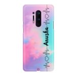 Purple & Sky Blue Name Mobile Case