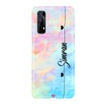 Sky Blue Malti Color Name Mobile Case