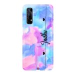 Sky blue & Pick Wotercolor Mobile Case