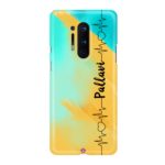 Yallow & Sky Blue Name Mobile Case