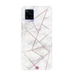 White Marble And Gold Aesthetic Mobile Case