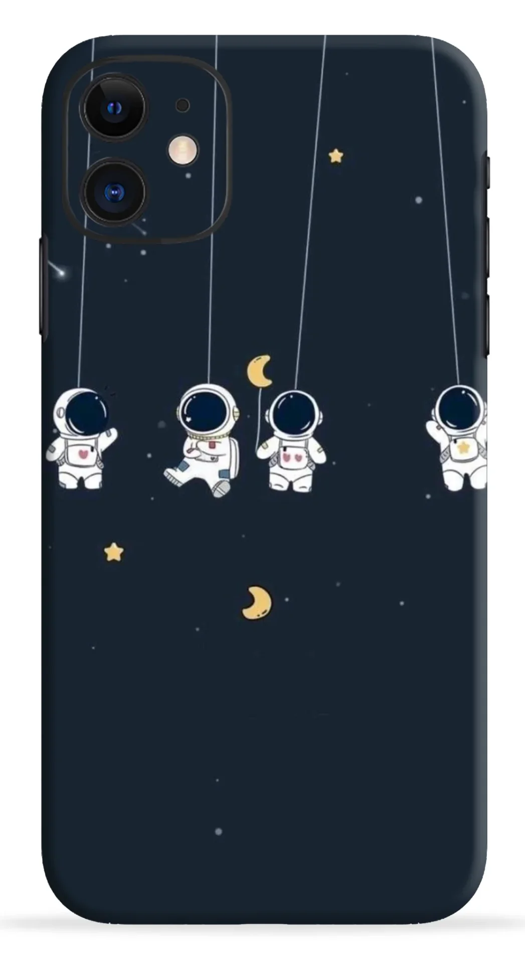 3 Cartoon Astronaut 2 Mobile Skin Wrap